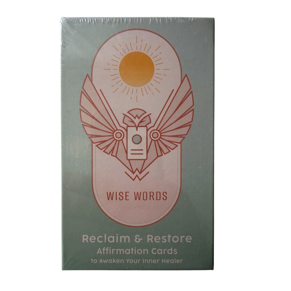 Wise Words Affirmation Deck | Reclaim & Restore | 52 Diverse & Unique Cards New